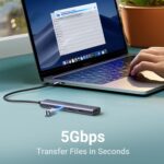 UGREEN Revodok USB C Hub 5 in 1 with 4K HDMI, 100W PD, 3×USB-A Data Ports | Aluminium Type C Adapter for PC Laptop Tablet Phone Compatible with MacBook, iPad, iPhone 17/16/15 Pro Max and More - Image 5