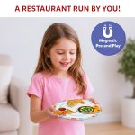 Skillmatics Pretend Play Playset - Restaurant Playset, 30+ Magnetic Food Items for Child's Play, Restaurant Toys, Back-to-School Kitchen Accessories, Gifts for Kids & Toddlers, Ages 3, 4, 5, 6, 7, 8 | Food Items for Child's Play, Kids Restaurant Toys, Back-to-School Kitchen Accessories, Gifts for Toddlers & Preschoolers - Image 4