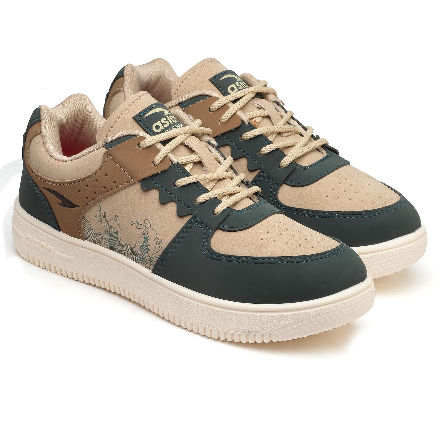 71ivYMOzncL._SL1500_.jpg ASIAN Men THUNDER-07 Stylish Casual Mid Top Sneaker and Trendy Shoes with Laces for Men & Boys, Perfect, College, Parties and Outings, Lightweight, Comfortable, and Durable for All-Day Use - Image 1