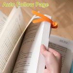 Olevs Automatic Silicone Bookmark Smart Page Holder for Reading Cute and Unique Book Mark Clip for Women Men and Kids Reading Accessories for Study Office and School Supplies-PO-4-VX_2005 - Image 4