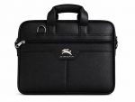 SIRSKA Laptop Bag Brief case in Faux Leather, 15.6 inch | Shoulder Strap Included, Padded Laptop Compartment, Multiple Pockets, Top Carry Handles, Office Messenger Bag