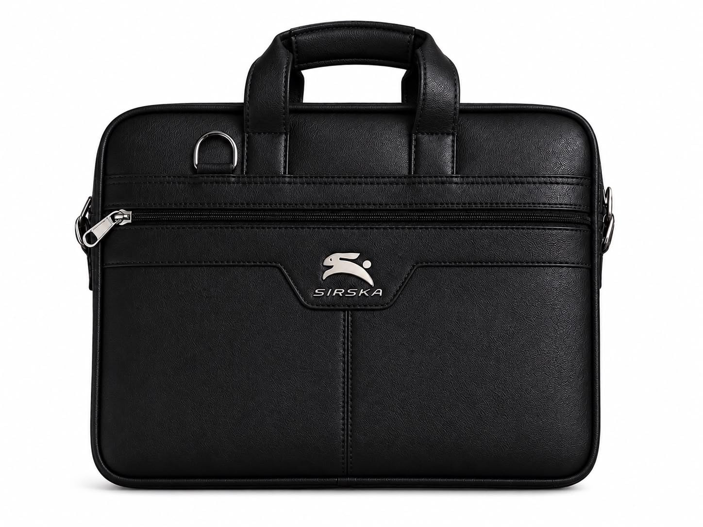 71jGdWGtbhL._SL1448_.jpg SIRSKA Laptop Bag Brief case in Faux Leather, 15.6 inch | Shoulder Strap Included, Padded Laptop Compartment, Multiple Pockets, Top Carry Handles, Office Messenger Bag - Image 1