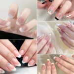 French Manicure Nail Art Stickers Strips, Self-Adhesive Nail Tips Guides for DIY Decoration Stencil Tools, French Tip Guides Moon Shape Design Nail's Art Accessories - Image 7