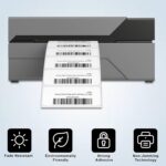 GLUN® 50x25 Direct Thermal Barcode Label Sticker - 2 x 1 inch - 50mm x 25mm - 1000 Labels Per Roll - White Self Adhesive Sticker for Printing Barcoding (1 Roll per Pack (1000 Labels)) - Image 3