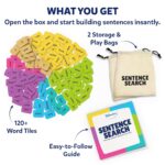 Skillmatics Educational Board Game - Sentence Search, Fun Learning Toys and Games for Kids, Sentence Building Activity, Creative Word Play, 120+ Tiles (1.3 x 1 Inches), Gifts for Ages 5, 6, 7, 8 - Image 2