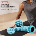 Lifelong Foam Roller for Exercise Gym- Deep Tissue Body Massage Roller for Back Pain, Neck & Knee Pain Relief- Yoga Roller Fitness Workout, Muscle Massager Equipment, Muscle Recovery, Stretching Tool - Image 2