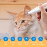 Mcbazel Pet Razor, Waterproof Paw Hair Trimmer, Cat Clipper, Low Noise Dog Shaver, Rechargeable Paw Cutter with LED Light for Dogs and Cats - Image 2