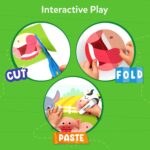 Skillmatics Paper Scissor Activity Book Snip Snip 25 Fun Cutting & Creative Activities for Preschoolers 2 Child-Safe Scissors Fine Motor Skills Craft Kit for Kids Ages 3, 4, 5, 6, 7 Multicolour - Image 5
