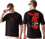 Unisex Superhero Graphic Printed Oversized T-Shirt