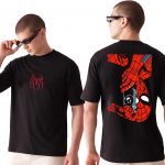 Unisex Superhero Graphic Printed Oversized T-Shirt