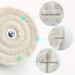 Do It Your Self DIY Crafts Wool Felt Cotton Abrasive Buffing Wheel Kit,Rotary Tool Accesseries with 3mm Shaft,for Polishing Metal Jewelry Jade 1 Set Contain Pcs :- (32) - Image 10