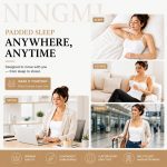 NINGMI Women's Padded Sleep Cami with Built-in Bra, Adjustable Strap Camisole Tank Top, Ultra Soft Breathable Wireless Shelf Bra - Image 6