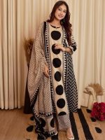 Klosia Women Printed Straight Kurta and Pant Set with Dupatta | Printed Kurta Set | Cotton Kurta Set | Women Kurta Sets | Summer Suit | - Image 6