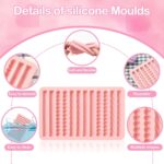 Long Strips Fondant Mold 12 Line Bar Cheese Stick Molds Edible Lace Mould Vintange Cake Border Decoration Frame Birthday Wedding DIY Craft Decor Candy Chocolate Surgarpaste Gumpaste Tool - Image 8