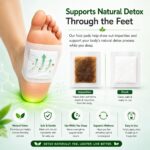 Foot patch Herbal And Gentle Ingredient Detox Foot Pads, Natural Ingredients for Sleep Aid, Pain Relief, Toxin Removal with Bamboo Vinegar and Acupoint Micro-Massage Technology Pack of (30) - Image 5
