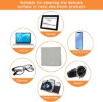 Meyaar Screen Keyboard Imprint Protection Microfiber Liner and Cleaning Cloth, Compatible with MacBook Pro 14", 13" and MacBook Air 13 inch & 15 inch laptops (Pack of 2, for 13"/14"/15" MacBook) - Image 5