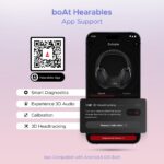 boAt Nirvana Eutopia Bluetooth Headphones with Head Tracking Function, Spatial Audio,20 HRS Playtime, ENx™ Tech, ASAP™ Charge, Hearables App(Android & iOS Compatible)(Primia Black) - Image 9