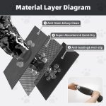Dog Food Mat for Floor | Waterproof Pet Feeding Mat | Food & Water Bowl Mat for Dogs & Cats | Anti-Slip Rubber Mat for DDG Floor Protector (40 x 60 cm) - Image 4