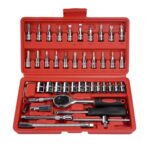 Tool Kit Tool Kit for Home Use Tools Kit Spanner Set Socket Set Wrench Set Tools Set Hand Tools Bike Tool Kit Set Socket Wrench Set Spanner Set All Size Tool Kit Goti Pana Set, Box End - Image 3