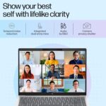 HP Pavilion Plus, Intel Core i5-1335U-13th Gen Laptop, (16GB LPDDR5x,512GB SSD),IPS, 300 nits, 14''(35.6cm) 2K,Win 11, M365 Basic(1yr), Office Home 24, Silver,1.38kg, 5MP Camera w/Shutter, ew0107TU - Image 7
