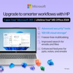HP 15 Smartchoice, 13th Gen Intel Core i3-1315U(8GB DDR4,512GB SSD) FHD, Anti-Glare, Micro-Edge, 15.6''/39.6cm, Win11, M365(1yr)*Office24, Silver,1.59kg, fd0572TU, FHD Camera w/Shutter, Backlit Laptop - Image 8