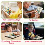 Smartivity Kids Montessori Slide Puzzle I Color & Pattern Matching Learning Toys for Kids 4-8 Years I Birthday Gift for Boys & Girls I Educational Activity I Travel Friendly I Wooden Puzzle - Image 6