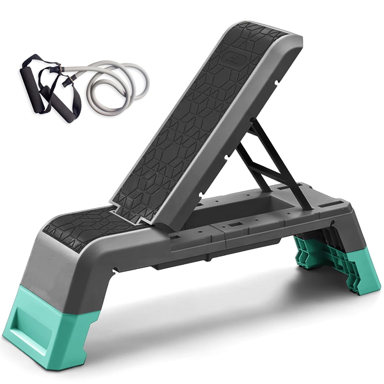 71mUAc2bUuL._SL1500_.jpg leikefitness Multifunctional Aerobic Deck with Cord Workout Platform Adjustable Dumbbell Bench Weight Bench Professional Fitness Equipment for Home Gym (Black) | with Cord and Adjustable Dumbbell & Weight Bench, Fitness Equipment for Workout Home Gym - Image 1