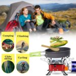 11-Piece Camping Cookware Mess Kit with Gas Stove, Lightweight Nonstick Pot & Pan Set with Spork, Bowls, Sponge & Travel Bag – Compact Outdoor Cooking Gear for Backpacking, Hiking, Scouts - Image 6