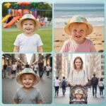 PATPAT® Dinosaur Summer Cap for Baby Boy 1-2 Years Old, UPF 50+ Sun Protection Bucket Hat Kids Cap, Breathable Mesh Baby Hat Caps for Kids Girls Boys Cute Fashion Sunshade Gift for Boys Girls - Image 5