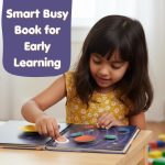 CocoMoco Kids Busy Book for Toddlers 2-4 Years | Educational Toys for 2+ Year Old Boys Girls | Montessori Busy Binder Quiet Book | Activity Books with 7 Learning Games | Return Gift for Birthday - Image 2