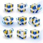 AEXONIZ TOYS 3D Magic Puzzle Cube | Transparent Handheld Marble Run, Brain Teaser Game for Kids & Adults, Focus Skill Development Educational Toy - Image 3