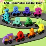 Crackles Small Wooden Magnetic Digital Train Toy for Kids (0–10) | Montessori & STEM Learning Number Train with Engine | Early Learning Educational Toy for Toddlers & Preschool Kids - Image 2