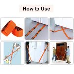 Sakar Multi Function Transport Rope Carry Belt Heavy Duty Adjustable Forearm Lifting Straps for Furniture Moving Office Shifting Warehouse Loading & Home Relocation Support Tool (2 Pcs) - Image 7