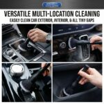 VARNIRAJ Premium Ultra-Soft Car Interior Detailing Brush, Scratch-Free Auto Dash Duster & Crevice Cleaning Tool for Air Vents, Center Console, Keyboards & Leather Seats - Automotive Care Accessory | Car Detailing Brush - Image 2