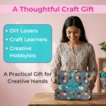 Oytra Crochet Starter Kit 58 Pieces with Storage Case Hooks Yarn Bundle Knitting Tools DIY Craft Set for Beginners Adults Hobbyists Gift - Image 9