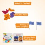 Happy Hands Map-o-graphy India with State Capitals and Flash Cards - Educational Toy for Boys and Girls - India Map Puzzle - Jigsaw Puzzle for Kids - Image 3