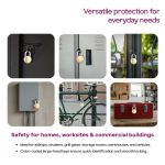 Godrej Locks I Navtal Ultra XL+I 4 Dimple Keys I Padlock for Main Door I Gate Lock I Tool Box,Shutters,Shops & Offices I Corrosion Resistant Shackle I Brass Material & Brass Finish | 1 Year Warranty - Image 6