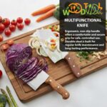Meat Cleaver Knife, Creative Kitchenware 3Pcs Stainless Steel Kitchen Set Meat Cleaver Chopping Knives Slicing Knife Chef Knives SetProfessional Butcher Chopper Kitchen (Set of 3, G+H+I) - Image 5