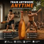 YIFFA Enterprise Traditional Wooden Mugdar | Indian Clubbell & Karla Kattai Gada for Functional Strength Training | Full Body Workout Equipment for Athletes, Wrestlers & Home Gym - Image 5