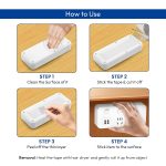 Zulaxy Double Sided Tape Heavy Duty for Wall, Strong Adhesive Transparent Nano Tape 3 Meter | Multipurpose Mounting Tape for Home, Office & Car Without Peeling Paint (Pack of 1) - Image 7