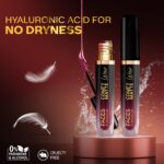 FACES CANADA Comfy Matte Wow Liquid Lipstick - Plum Passion 04 (Plum) 3.8ml | One Swipe Application | Highly Pigmented | Comfortable Wear | Glides Smoothly | Long Lasting | Transferproof, Smudgeproof & Waterproof - Image 4