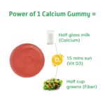Little Joys Calcium and Vitamin D3 Gummies for Women | Plant-based Vitamin B12 & Prebiotic Fiber | 400mg Calcium/Gummy| Supports Bone Strength,Joint & Muscle Health |Gut-Friendly Formula | No Added Sugar | Pack of 30 - Image 3
