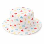 Baby Eli Premium Cotton Summer Bucket Hat – Breathable Wide Brim Sun Cap for Infants & Toddlers (6-24 Months), Soft Sun Protection Beach Hat for Boys & Girls White
