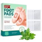 Foot patch Herbal And Gentle Ingredient (10 Pieces) Detox Foot Pads Natural Ingredients for Sleep Aid Pain Relief Toxin Removal with Bamboo Vinegar and Acupoint Micro-Massage Technology (20)