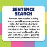 Skillmatics Educational Board Game - Sentence Search, Fun Learning Toys and Games for Kids, Sentence Building Activity, Creative Word Play, 120+ Tiles (1.3 x 1 Inches), Gifts for Ages 5, 6, 7, 8 - Image 9