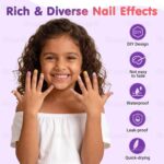 12 Color Nail Art Pen Set with 0.5mm Fine Tip – Waterproof Quick Dry DIY Nail Polish Pens for Nail Painting & Manicure Art - Image 9