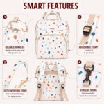 Diaper Mommy Bags For Mothers for Travel - Hospital Baby Maternity Bag for Delivery Women - New Born Baby Essentials - Water-Resistant & Insulated Bottle Holders - 23 L, 9 Pockets (PB21) - Image 6