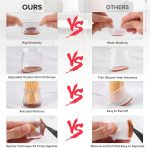 8 Pcs Silicone Chair Leg Floor Protectors, Premium Felt Furniture Pads for Hardwood Floors, Furniture Sliders for Chair Legs, Stool Leg Protectors Cap for Avoid Noise and Scratches(Large) - Image 7