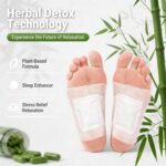 Foot Patch Herbal Foot Care Pads, Overnight Adhesive Foot Patches with Bamboo Vinegar, Gentle Plant-Based Ingredients, Comfortable Daily Wellness Foot Pads for Men & Women (50 Patch - Pack Of 5) - Image 5