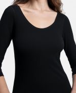Jockey 2543 Women Super Warmth Super Combed Cotton Rich Brushed Three Quarter Sleeve Thermal Top with StayWarm Technology - Image 7